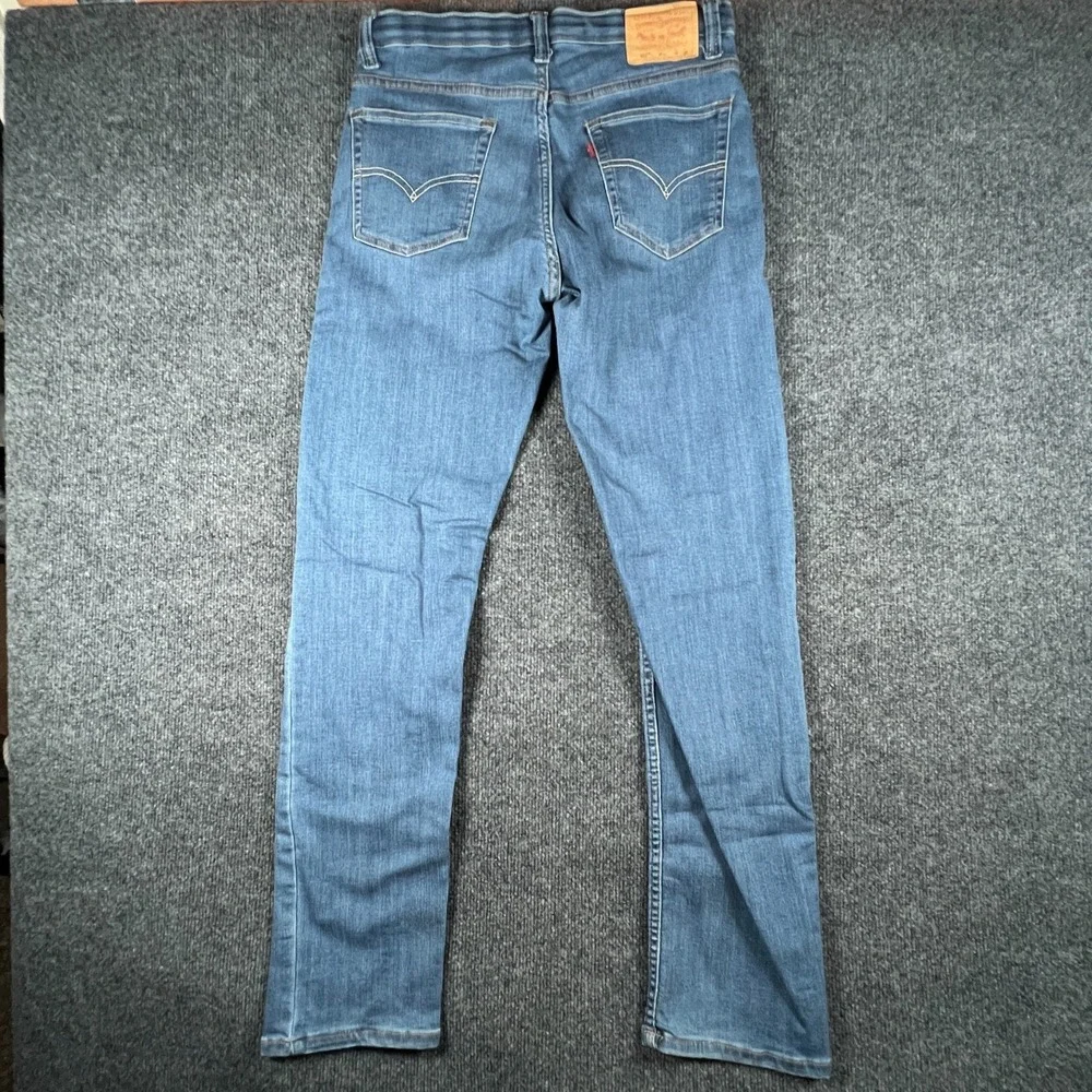 Levi's 502 Tapered‎ Fit Strong Performance Jeans 30x30 Blue Denim Cotton
